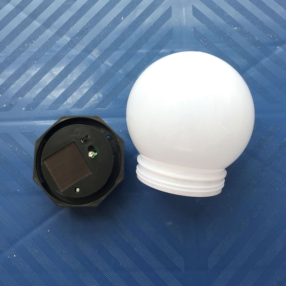 Pool Light Solar Rechargeable - ソーラーガーデンライト 6個入り。丸型の屋外用芝生灯。パティオ、デッキ、プール、フェンス、通路などの装飾に。