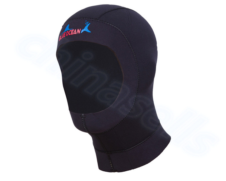 Snorkel Mask Full Face - 3 ミリメートルネオプレン男性女性釣りシュノーケリングフードキャップ水泳フルフェイスマスク防水暖かいスキューバダイビング帽子冬水泳キャップ