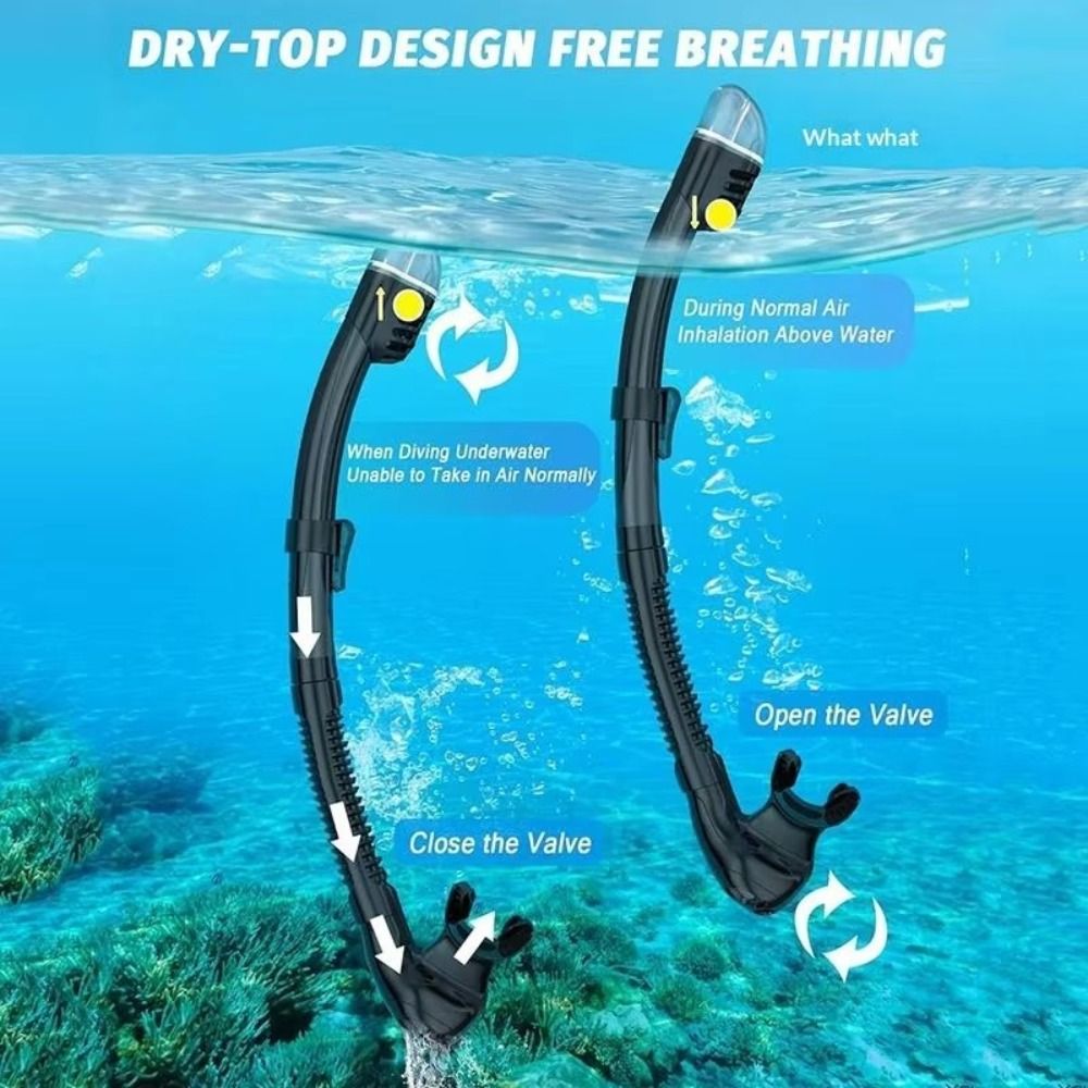 Snorkel Mask Full Face - 曇り止め加工のダイビングマスク、柔らかいシリコン素材、水漏れ防止、シュノーケリングマスクセット、強化ガラス、大型フレーム、フルフェイスダイビングマスク、子供用。
