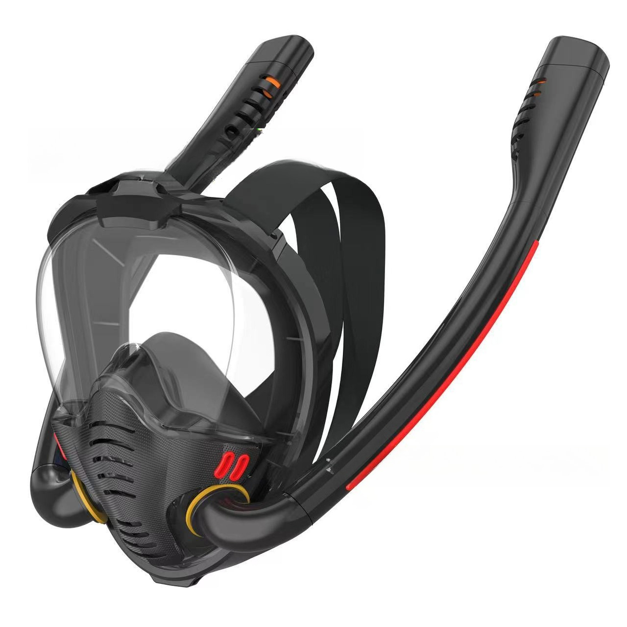 Snorkel Mask Full Face - プロの大人 180 ° フルフェイスシュノーケルマスク ワイドアイパノラマビジョン 高度な曇り防止