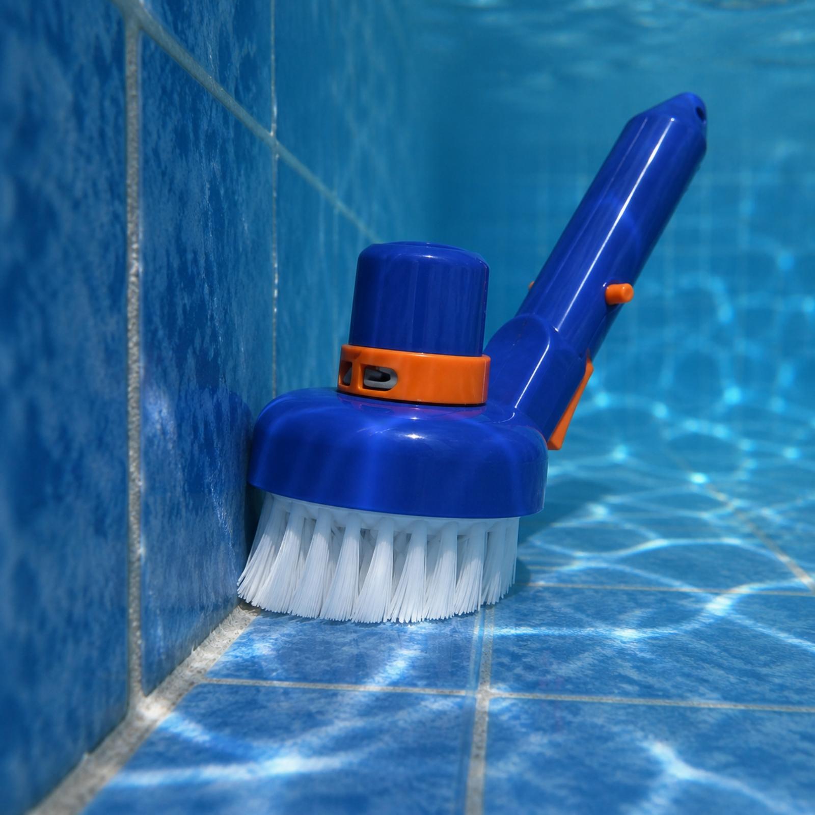 階段や狭い床の隙間の清掃用、バキューム接続付き手動プールコー - Pool Vacuum Manual のレビューと価格