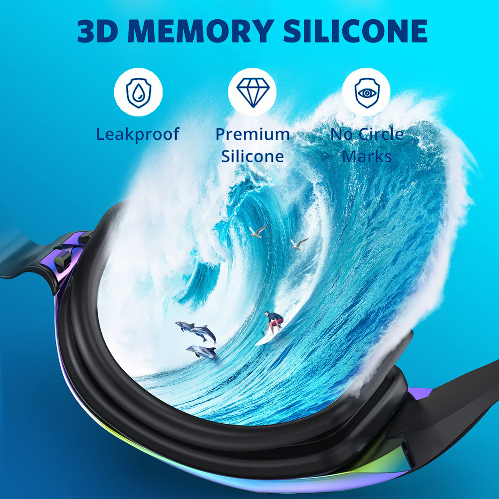 2 パック水泳ゴーグル防曇 UV 保護調整可能な水泳メガネプ - Swim Goggles Anti Fog Uv のレビューと価格