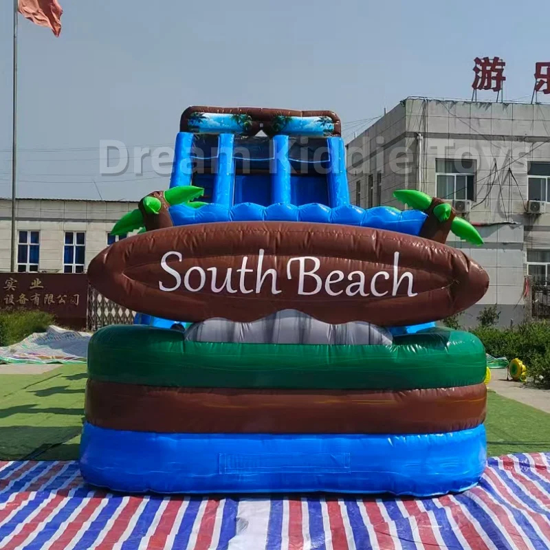 業務用トロピカルビーチインフレータブルウォータースライド、巨 - Water Slide Inflatable のレビューと価格