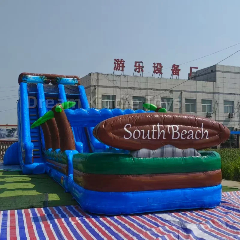 業務用トロピカルビーチインフレータブルウォータースライド、巨 - Water Slide Inflatable のレビューと価格