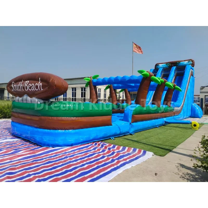 業務用トロピカルビーチインフレータブルウォータースライド、巨 - Water Slide Inflatable のレビューと価格