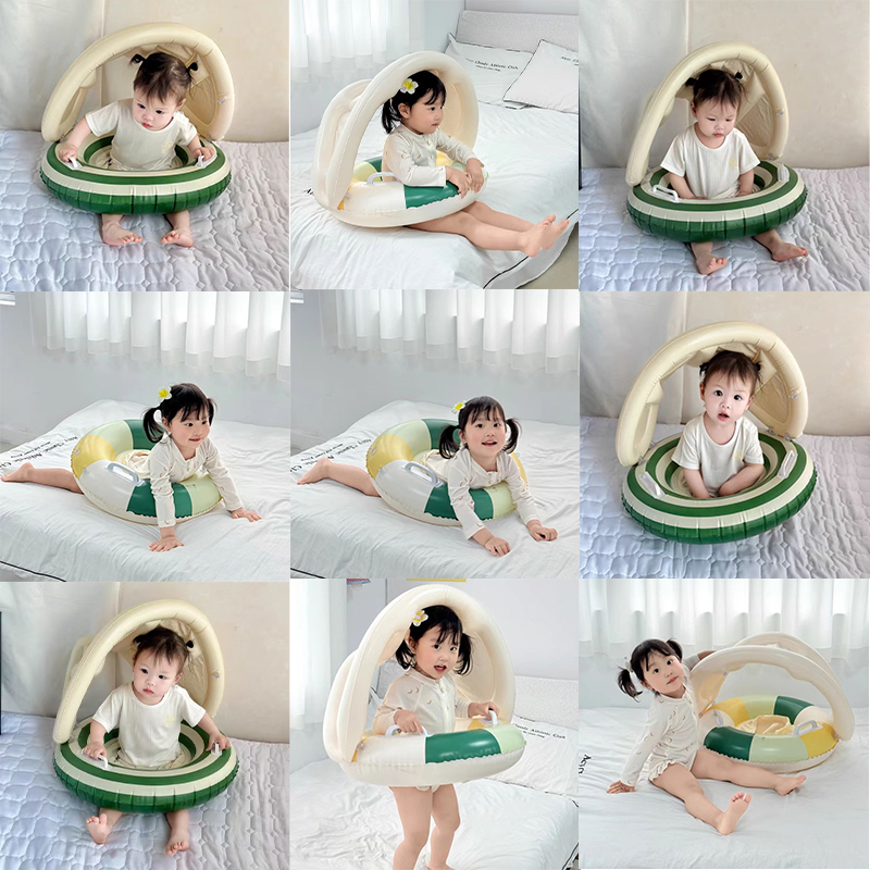 ベビー水泳リング安全パンツシート幼児プールフロート取り外し可 - Pool Float Ring Inflatable のレビューと価格