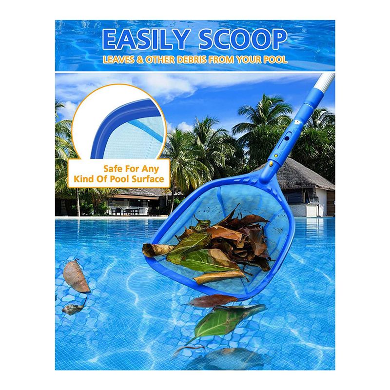 ABXYプールスキマーネット、1-1/4インチポール用、プー - Pool Skimmer Net のレビューと価格