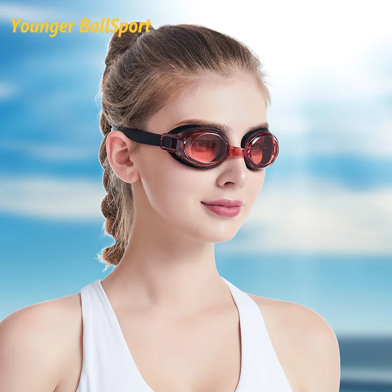 近視水泳ゴーグル女性用水泳キャップ水泳メガネ防曇 UV 防水 - Swim Goggles Anti Fog Uv のレビューと価格