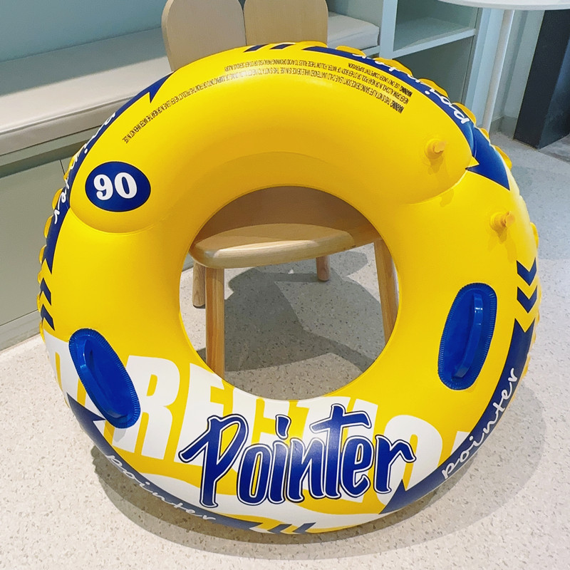    1個入りデュアルエアバッグスイムリング、インフレータ - Pool Float Ring Inflatable のレビューと価格