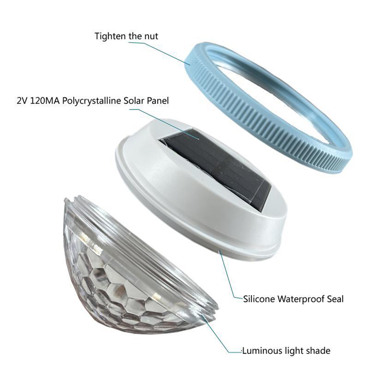 ソーラーフローティングプールライト屋外ランプ動力ランプ充電式 - Pool Light Solar Rechargeable のレビューと価格