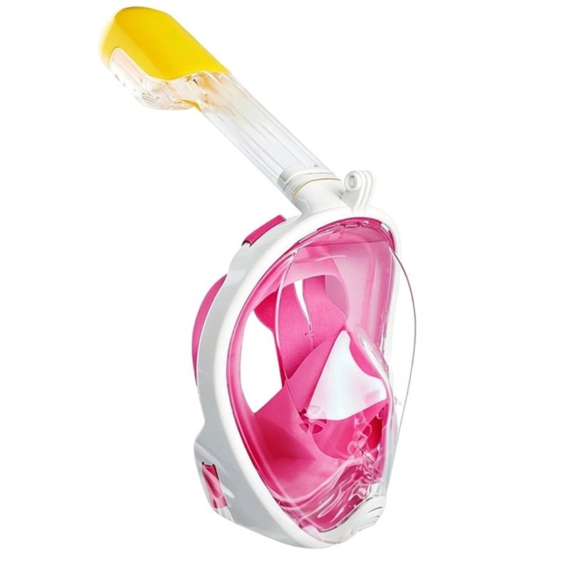【スーパーニュー】カメラマウント付きフルフェイスシュノーケル - Snorkel Mask Full Face のレビューと価格