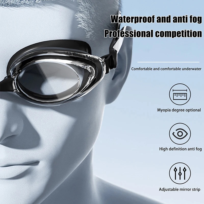 プロの水泳ゴーグル大人男性女性プロフェッショナルプール防水防 - Swim Goggles Anti Fog Uv のレビューと価格