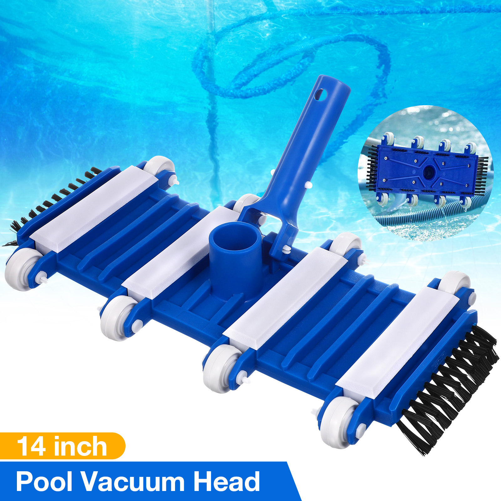 手動式プールクリーナー用アタッチメント。プールの落ち葉、ゴミ - Pool Vacuum Manual のレビューと価格