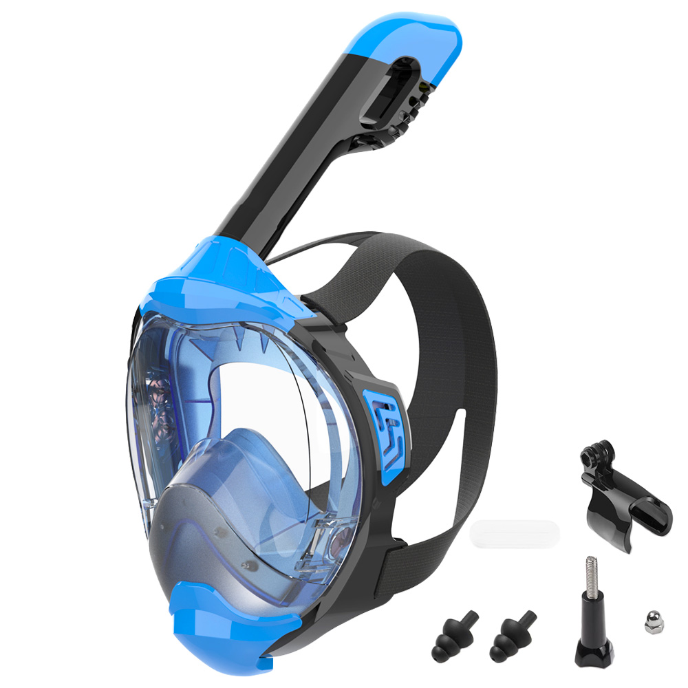 大人用フルフェイスシュノーケルマスク、最新のドライトップ呼吸 - Snorkel Mask Full Face のレビューと価格