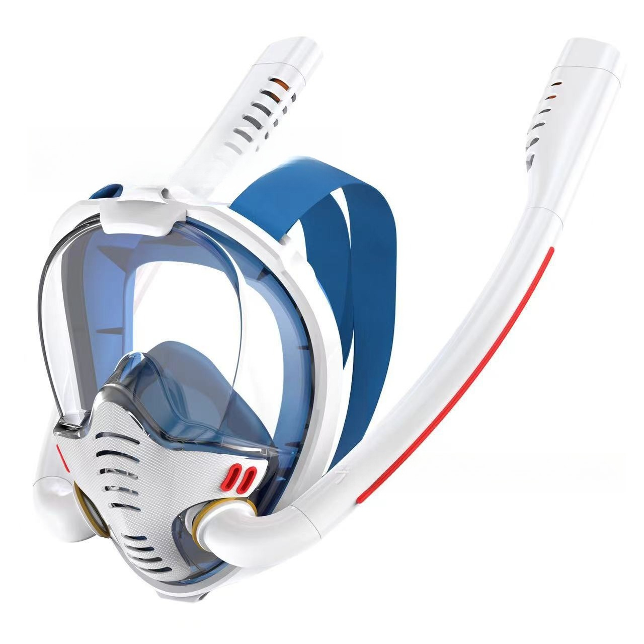 プロの大人 180 °   フルフェイスシュノーケルマスク  - Snorkel Mask Full Face のレビューと価格