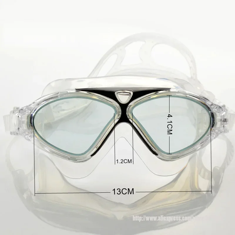 水泳ゴーグル ウォーターグラス シリコンベルト 水中用大型ア - Swim Goggles Anti Fog Uv のレビューと価格