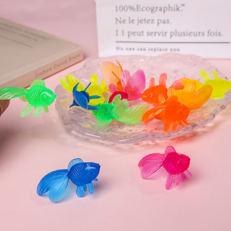 模擬金魚釣り網セット ランダムミックスカラー 模擬金魚 プラ - Pool Skimmer Net のレビューと価格