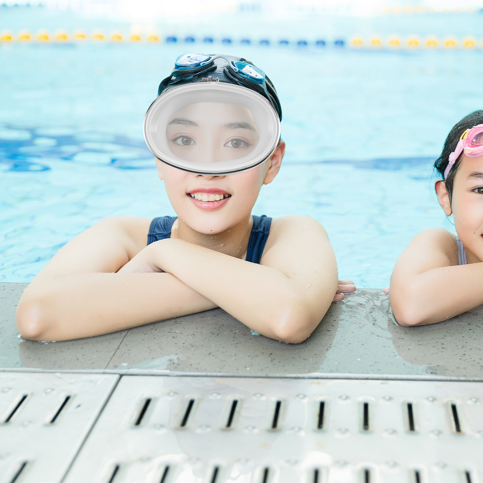 オーバル型ダイビングマスク 大人用 防曇 スキューバダイバー - Snorkel Mask Full Face のレビューと価格
