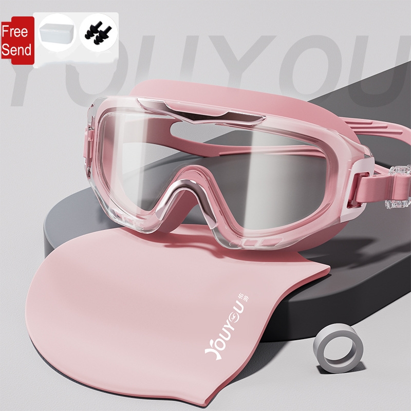 男性女性防曇 UV 保護ビッグフレーム調整可能なプロフェッシ - Swim Goggles Anti Fog Uv のレビューと価格